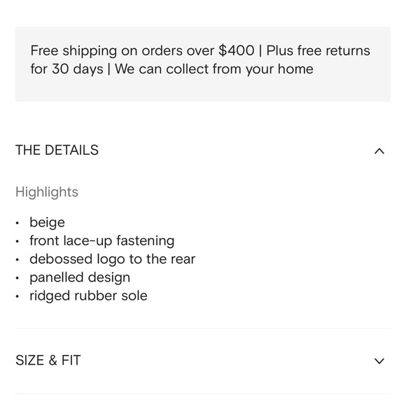 Autry Beige and Pink Sneakers - Picture 3 of 9